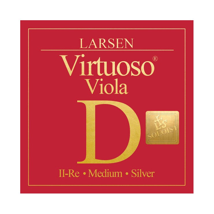 Cuerda de viola Larsen Virtuoso Soloist 2ª Re Medium