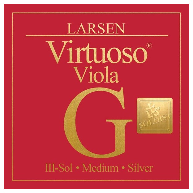 Cuerda de viola Larsen Virtuoso Soloist 3&ordf; Sol Medium