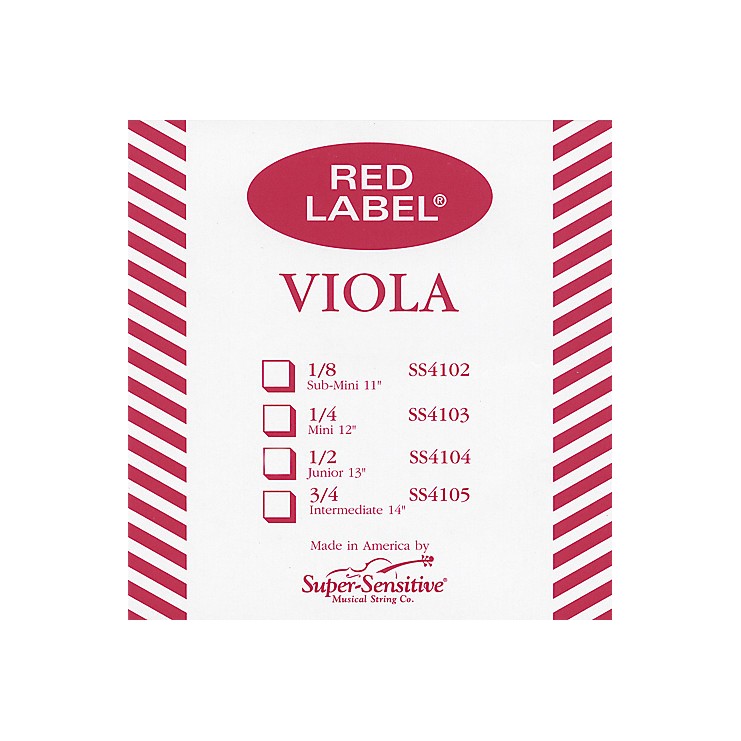 Cuerda de viola Super-Sensitive Red Label 2ª Re Medium