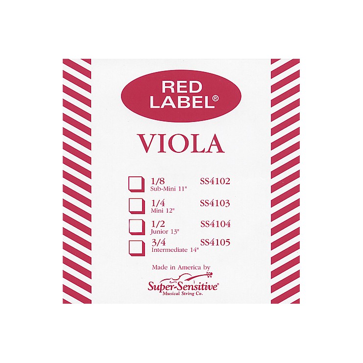 Cuerda viola Super-Sensitive Red Label 4137 3ª Sol