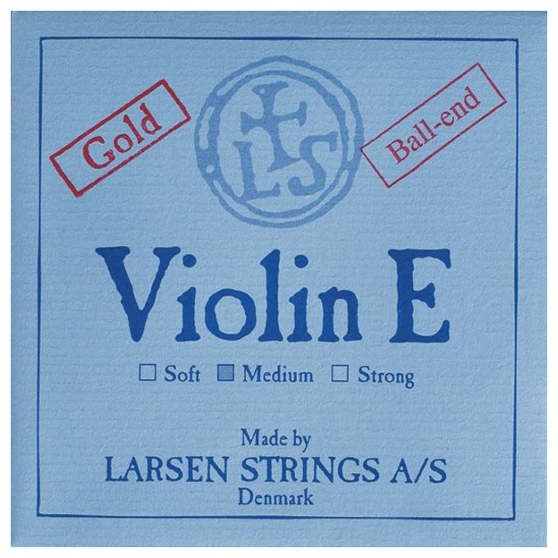 Cuerda viol&iacute;n Larsen 1&ordf; Mi Bola oro Medium