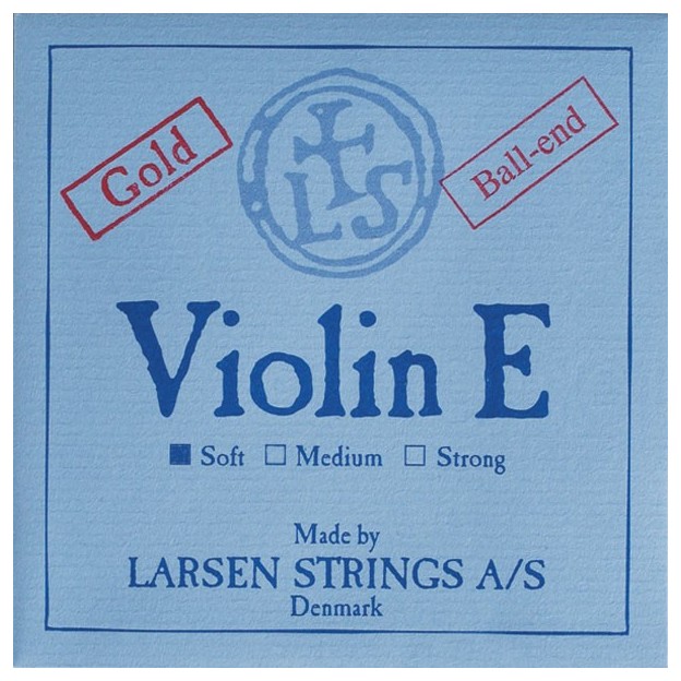 Larsen violin E gold string Ball Soft