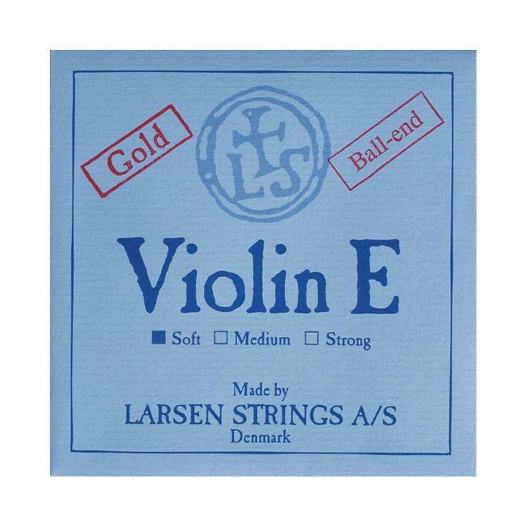 Larsen violin E gold string Ball Soft