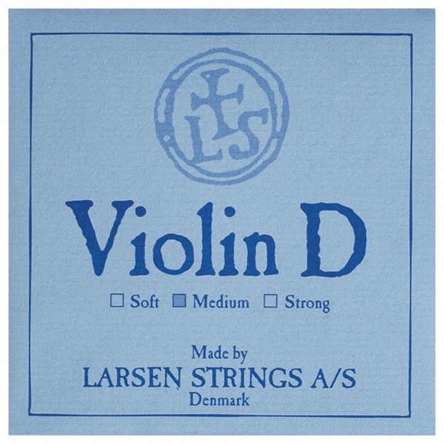 Cuerda de viol&iacute;n Larsen 3&ordf; Re plata Medium