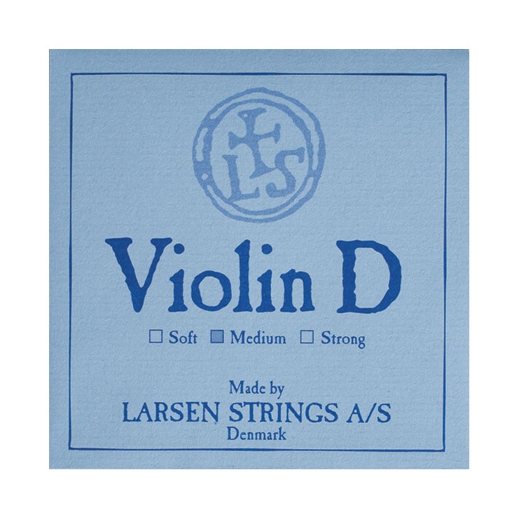 Cuerda de violín Larsen 3ª Re plata Medium