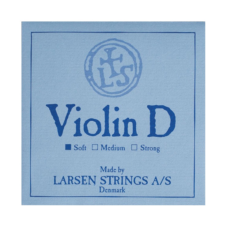 Cuerda de violín Larsen 3ª Re plata Soft