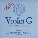 Cuerda de violín Larsen 4ª Sol plata Medium