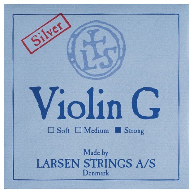 Cuerda de violín Larsen 4ª Sol plata Strong