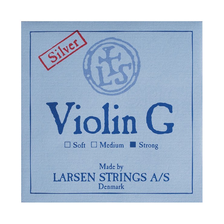 Cuerda violín Larsen 4ª Sol plata Strong