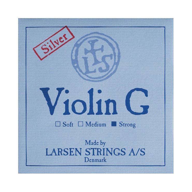 Cuerda de violín Larsen 4ª Sol plata Strong