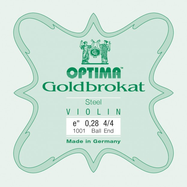 Cuerda violín Optima Goldbrokat 1001 1ª Mi Bola 0.28 Extra-hard