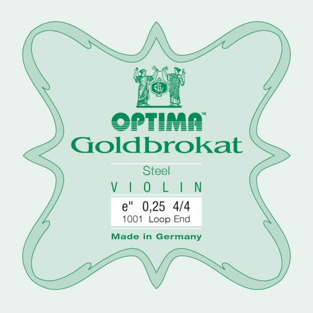 Cuerda de violín Optima Goldbrokat 1ª Mi lazo 0.25 Light