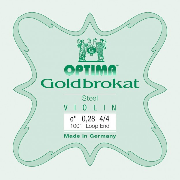Cuerda violín Optima Goldbrokat 1001 1ª Mi lazo 0.28 Extra-hard