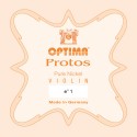 Optima Protos violin E string, Ball Medium