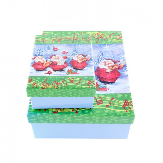 Two Santa Claus boxes