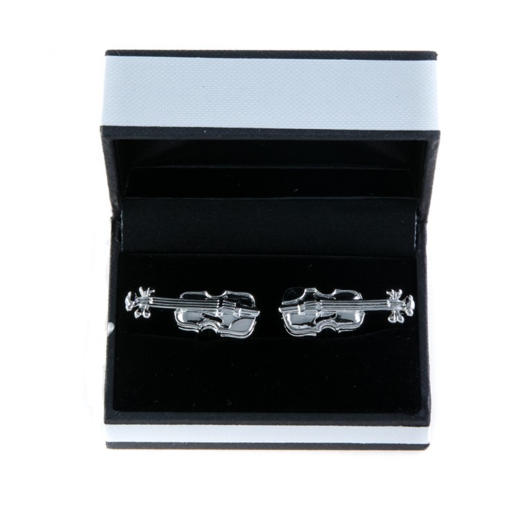 Violin cufflinks