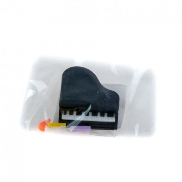 Grand piano black eraser x 10 pcs