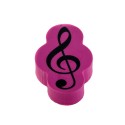 Pink treble clef eraser x 10 units