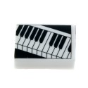 Piano keyboard eraser x 10 units