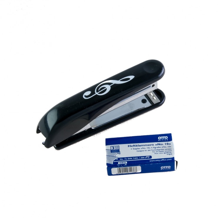 Treble clef stapler