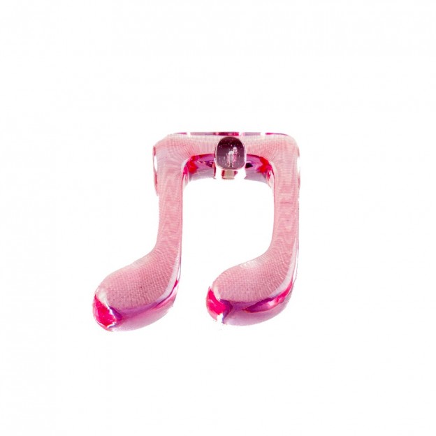 Pink double quaver magnet