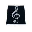 Black Notes & Silver Clef Journal