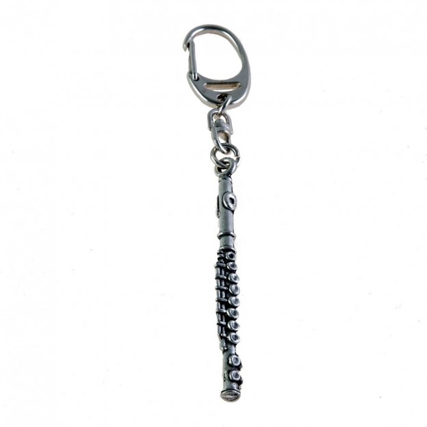 Western concert flute keychain