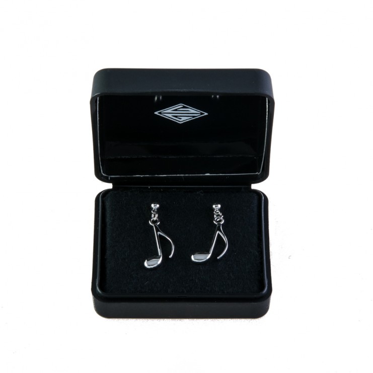 Quaver sterling silver earrings