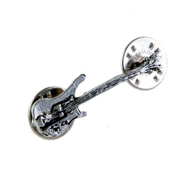 Bass silver pin