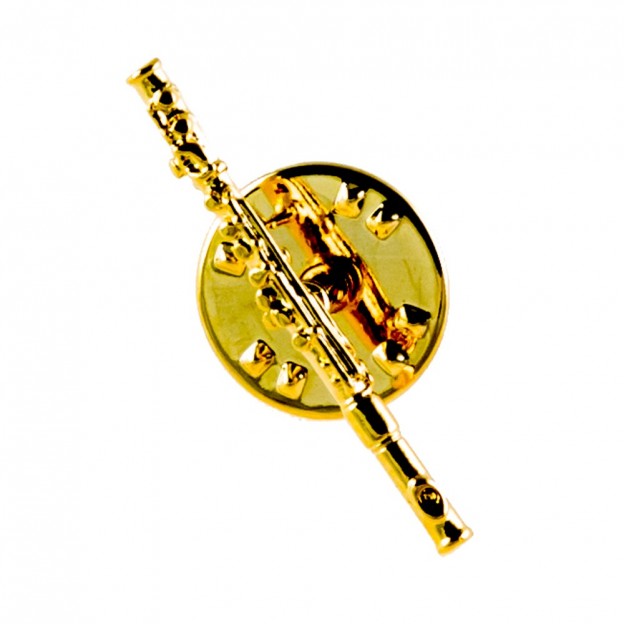 Flute gold pin