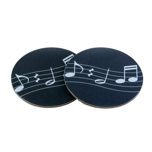 Black staff coasters