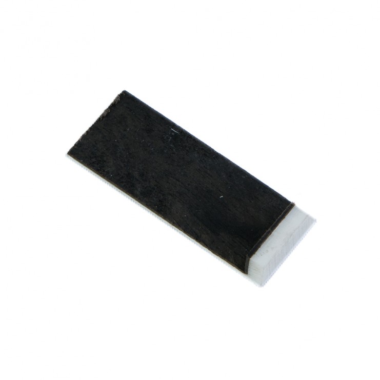 Puntera para arco de cello forrada en ébano