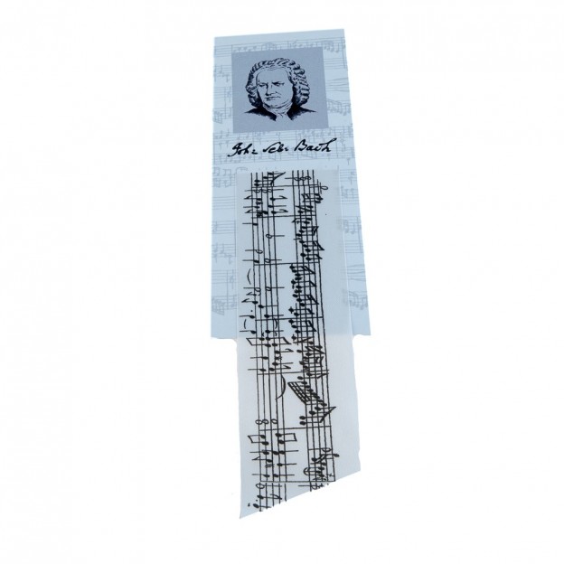 Manuscript Bach bookmark