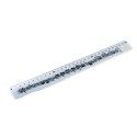 Règle blanche portée musicale 30 cm
