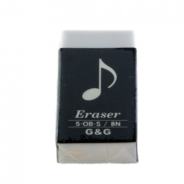 Musical design eraser x 30 pcs