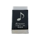 Musical design eraser x 30 pcs