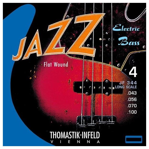 Thomastik Jazz Electric Bass guitar string set Medium Scale 34" JF344