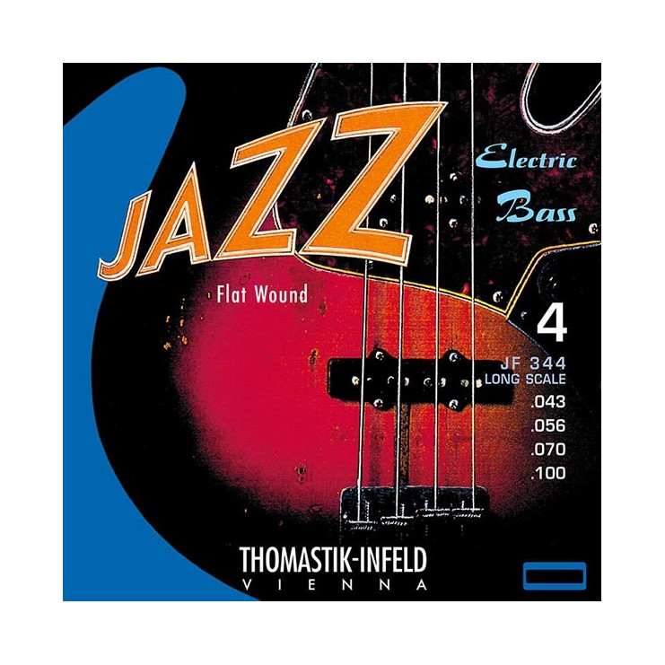 Thomastik Jazz Electric Bass guitar string set Medium Scale 34" JF344