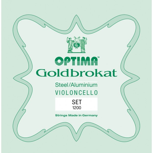 Jeu de cordes de violoncelle Optima Goldbrokat Medium