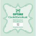 Jeu de cordes de violoncelle Optima Goldbrokat Medium
