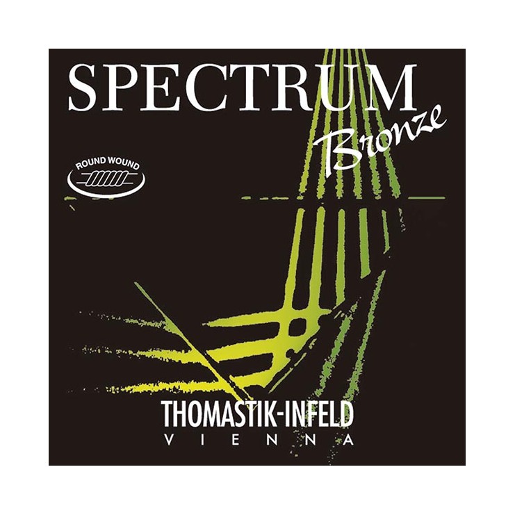 Set de cuerdas guitarra acústica Thomastik Spectrum Bronze SB112 Medium light