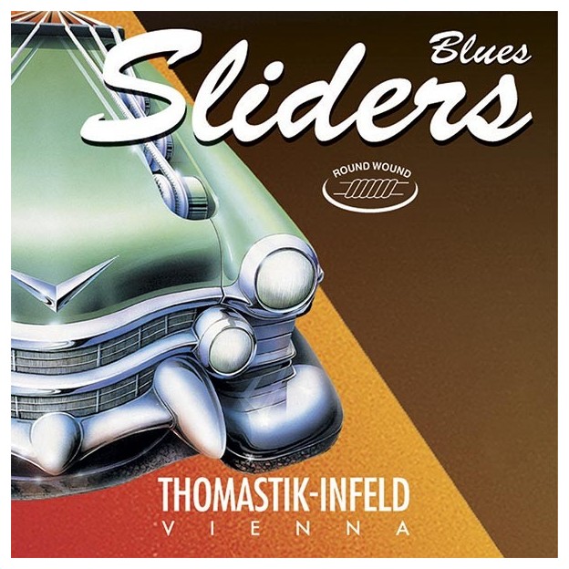 Set de cuerdas guitarra eléctrica Thomastik Blues Sliders SL109 light