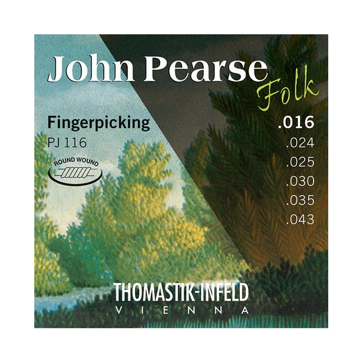 Thomastik John Pearse acoustic guitar string set Light