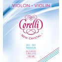 Corelli Crystal violin string set, Ball Medium