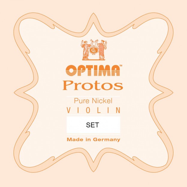 Optima Protos violin string set, Ball Medium