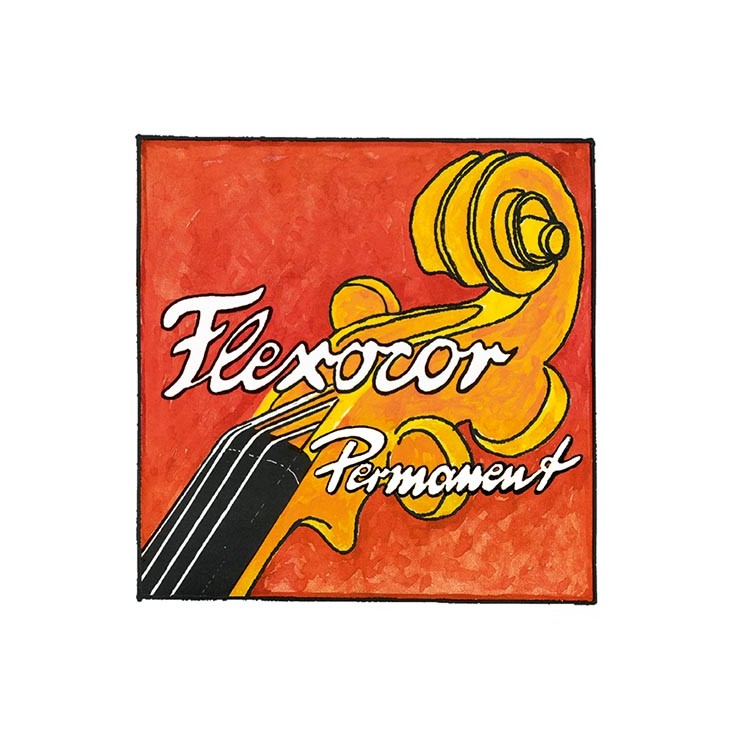 Jeu de cordes pour violon Pirastro Flexocor-Permanent boule Medium