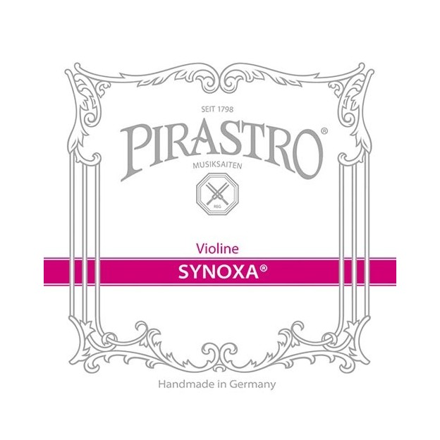 Jeu de cordes pour violon Pirastro Synoxa boule Medium