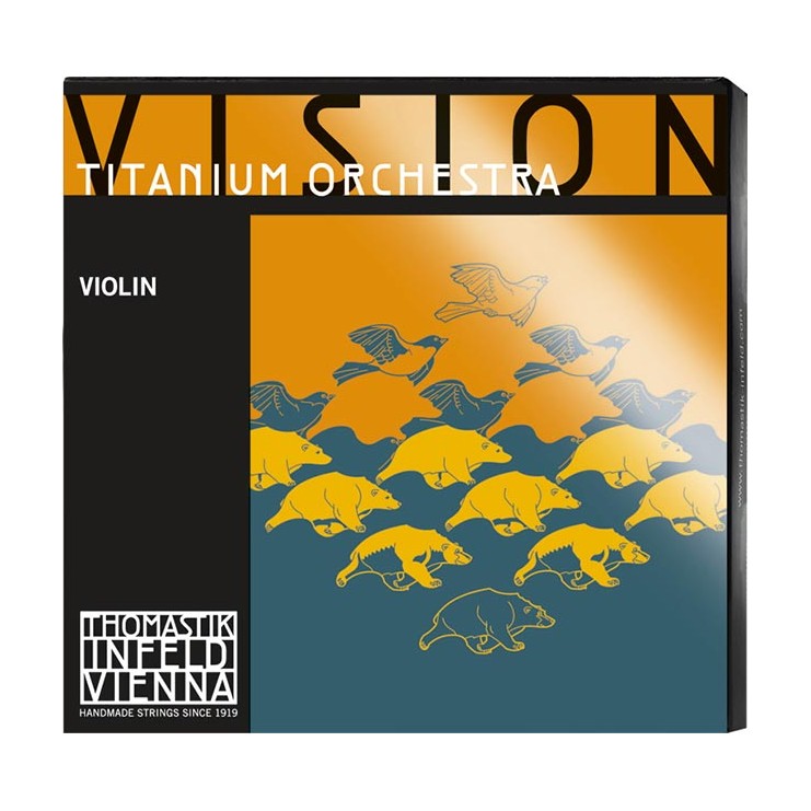 Set de cuerdas violín Thomastik Vision Titanium Orchestra VIT100O Bola Medium