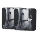 Violin coasters set