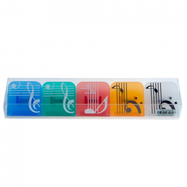 Magnetic musical clips set